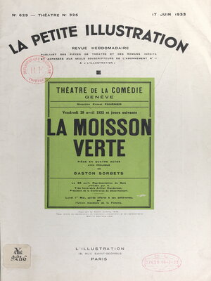 cover image of La moisson verte